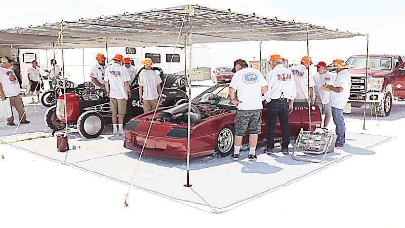 Speed Week Technical Inspection Check in Area
