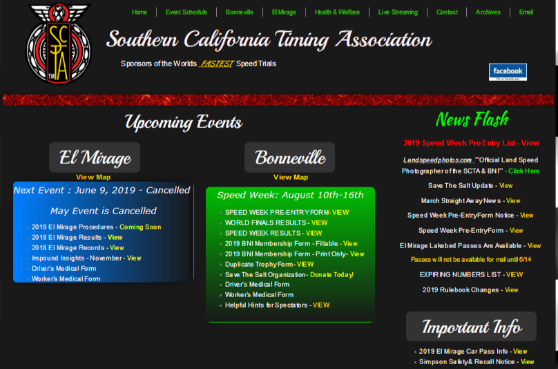 SCTA - BNI Main Website