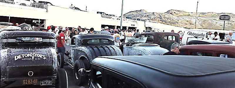 Hot Rod Heaven During SpeedWeek at Bonneville Salt Flats