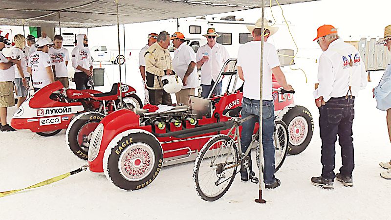 Speed Week Technical Inspection Check in Area