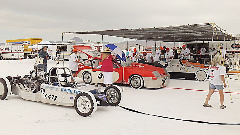 Speed Week Technical Inspection Check in Area