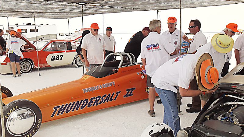 Speed Week Technical Inspection Check in Area