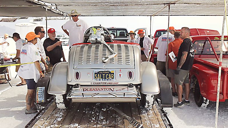 Speed Week Technical Inspection Check in Area