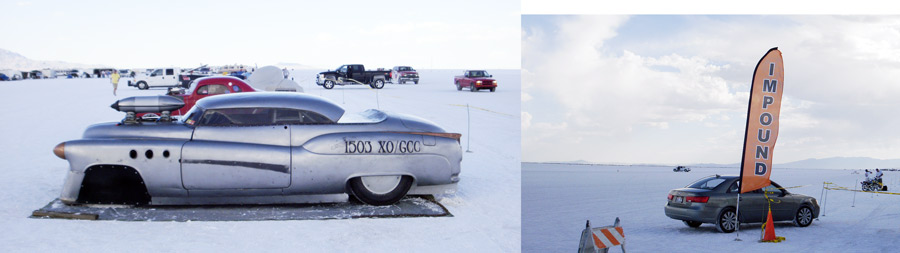 Bonneville Salt Flats Impound Area Speed Week
