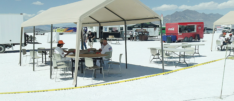 Speed Week Bonneville Salt Flats Food Area
