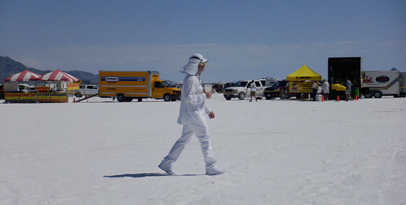 Bonneville Salt Flats - B sure 2 Dress In White !! 