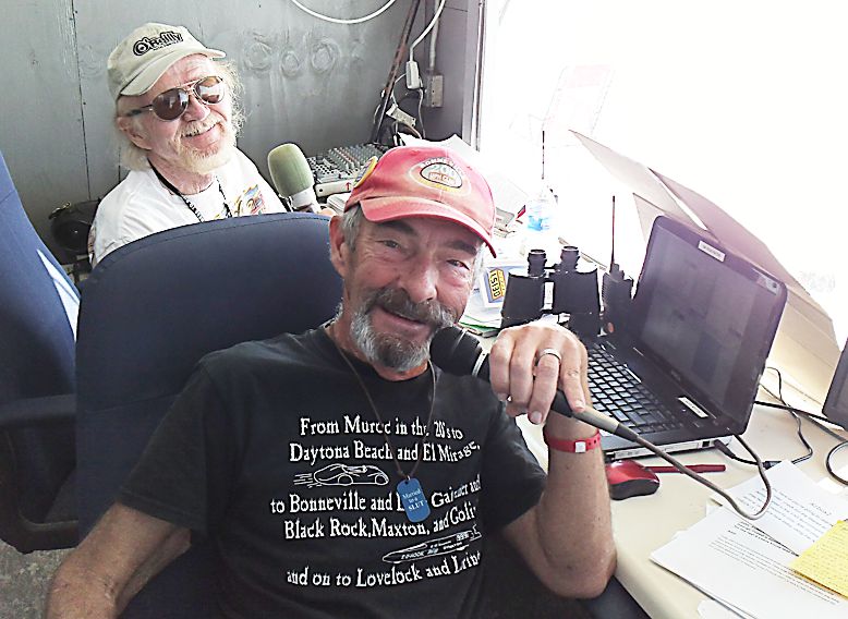 Ron and Slim at Speed Week Radio Station