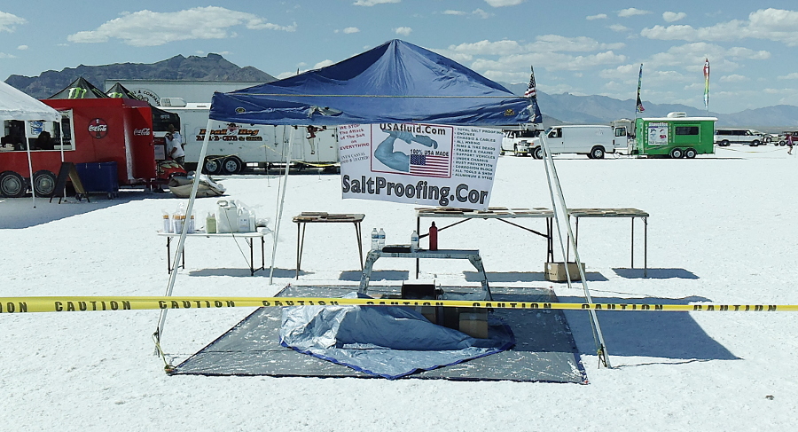 Saltpfooing USA Fluid Operations on the Bonneville Salt Flats