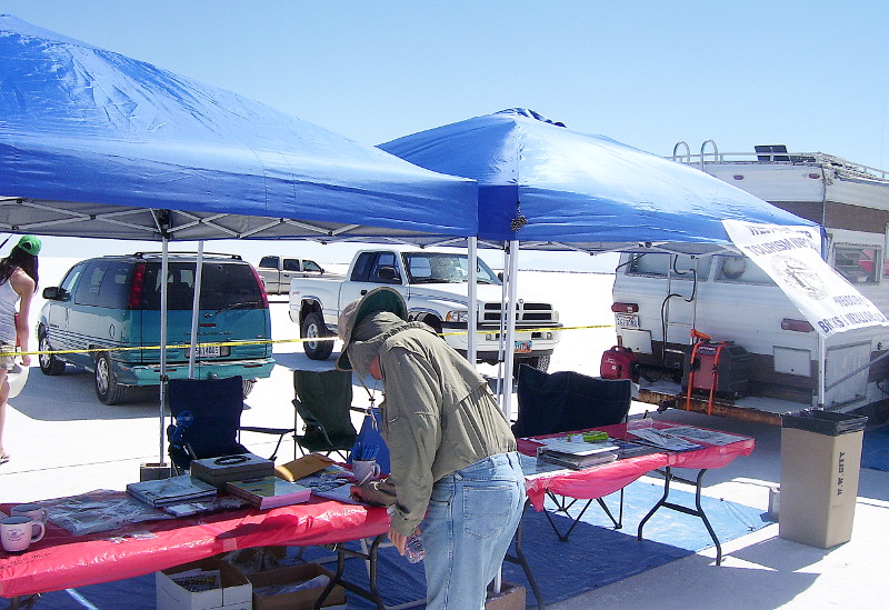 West Wendover Welcome Center Setup On Salt